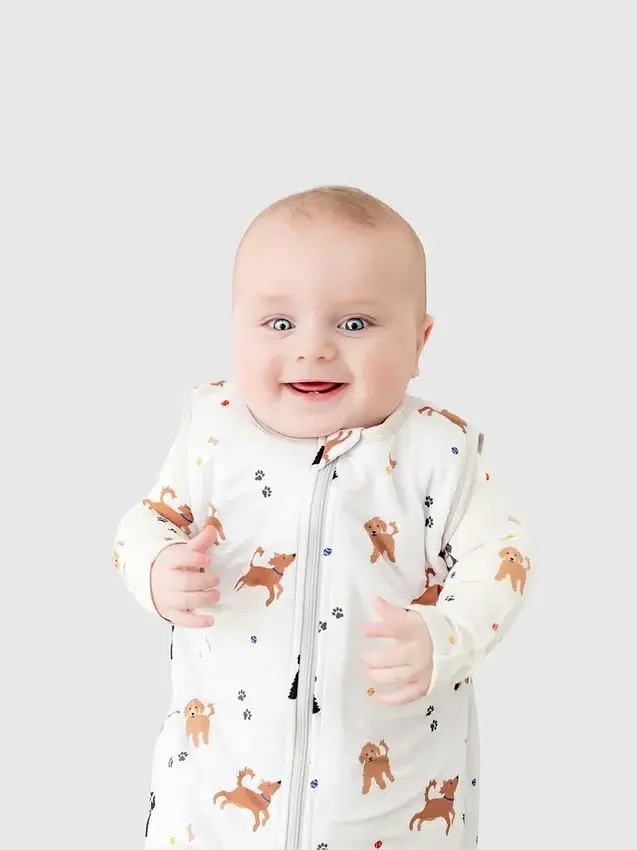 Bamboo Little Dogs Sleep Sack 0 to 12 Months
