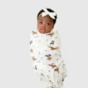 Bamboo Little Dogs Swaddle
