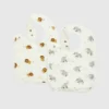 Bamboo Little Elephant and Lion Bib Set