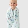 Bamboo Little Trucks Baby Blanket
