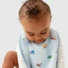 Bamboo Little Trucks Bib Set