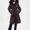 Belted Long Puffer Coat