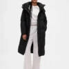 Belted Long Puffer Coat