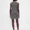 Boatneck Knit Mini Shift Dress