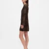 Boatneck Mini Shift Dress