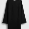 Boatneck Mini Shift Dress