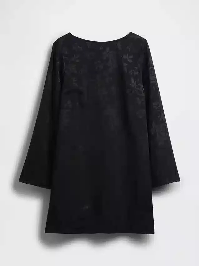 Boatneck Mini Shift Dress