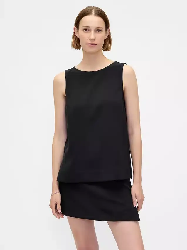 Boatneck Shell Tank Top