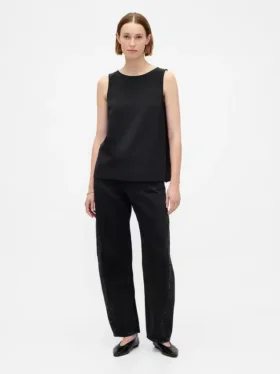 Boatneck Shell Tank Top