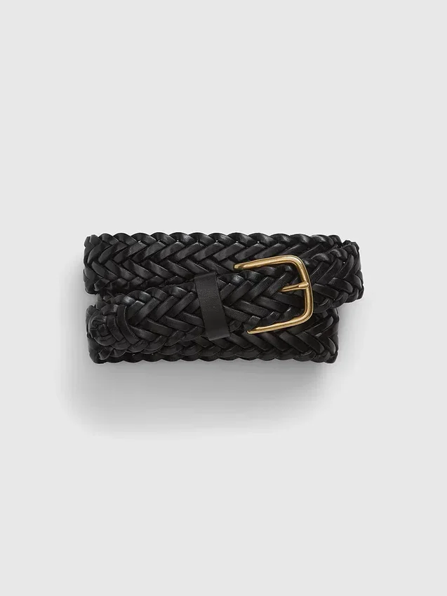 Braided Leather Belt