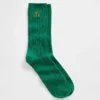 Brannan Bear Cable-Knit Crew Socks