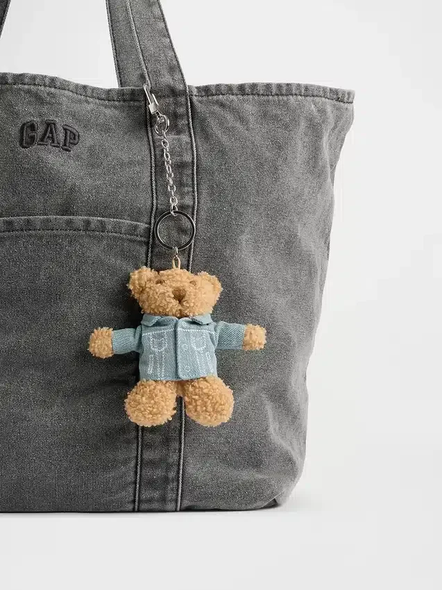 Brannan Bear Denim Jacket Bag Charm