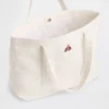 Brannan Bear Logo Denim Tote Bag