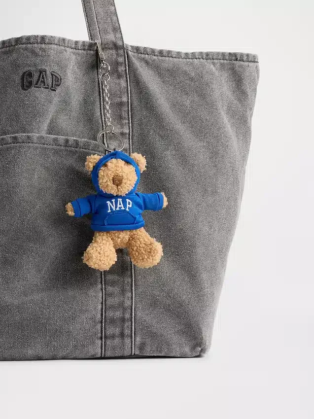 Brannan Bear Nap Hoodie Bag Charm