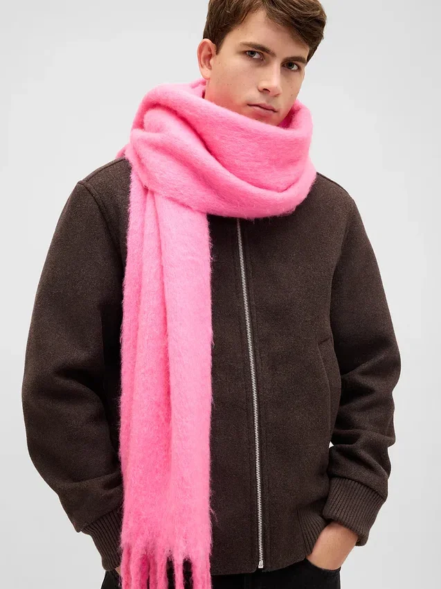 Brushed Fringe Scarf