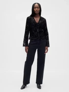 Burnout Velvet Shirt