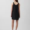 Button-Front Mini Dress