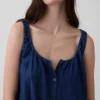 Button-Front Mini Dress