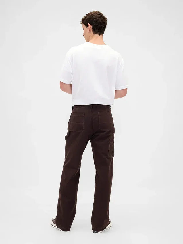 Canvas '90S Loose Carpenter Pants