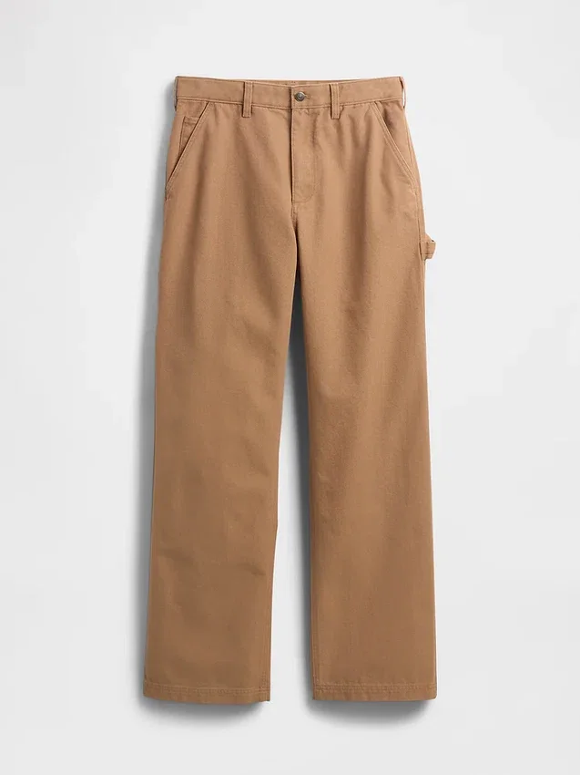 Canvas '90S Loose Carpenter Pants