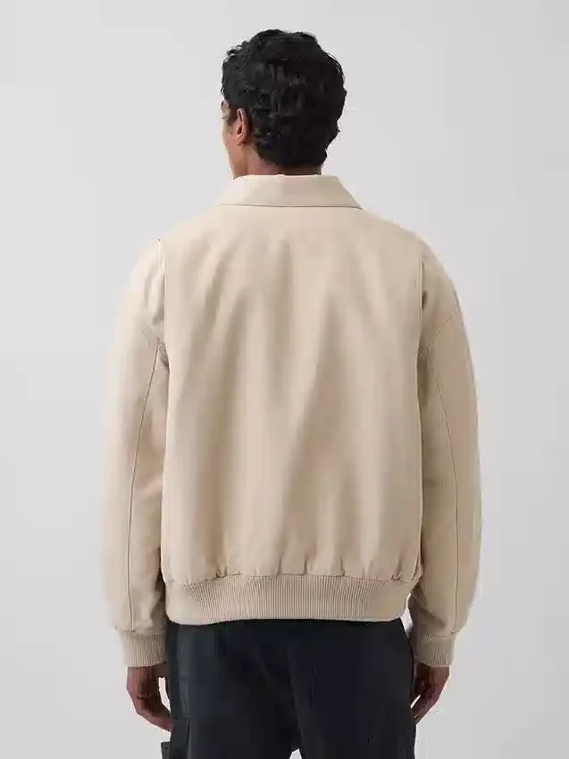 Canvas Bomber Jacket