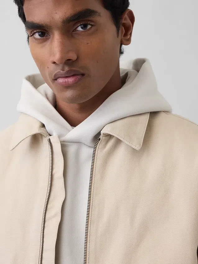 Canvas Bomber Jacket