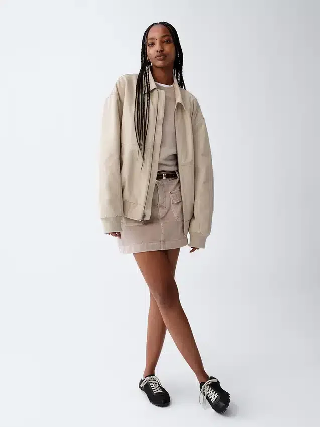 Canvas Bomber Jacket