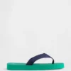 Canvas Platform Flip Flops