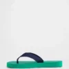 Canvas Platform Flip Flops