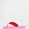 Canvas Platform Flip Flops
