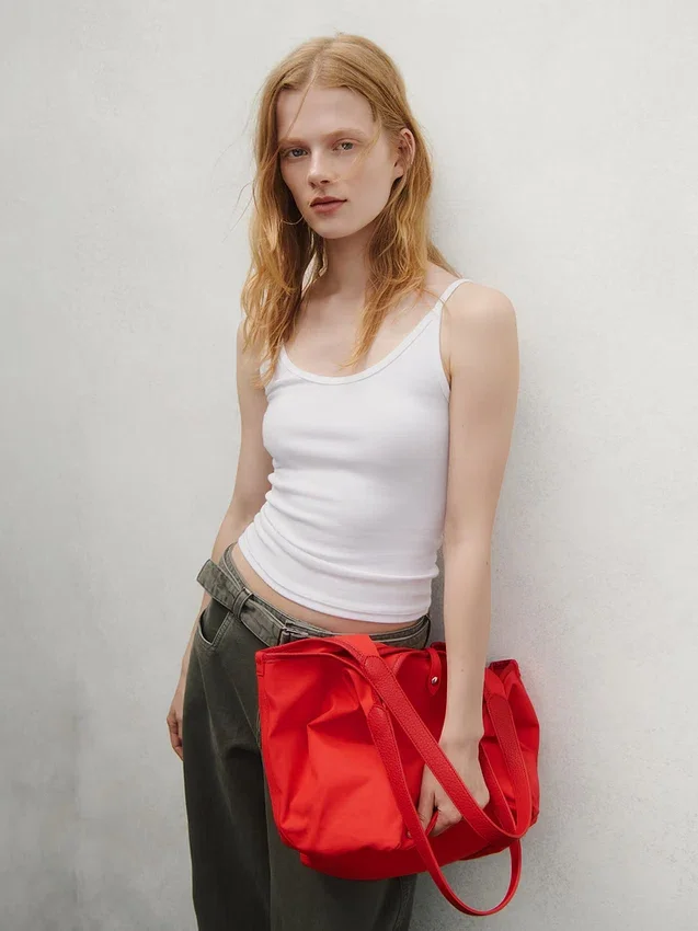 Canvas Slouchy Tote Bag