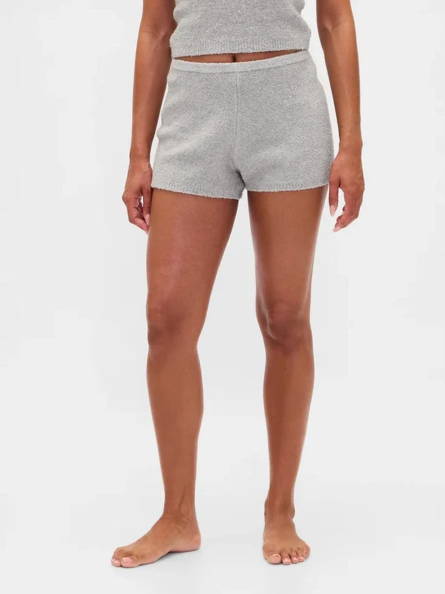 Cashsoft Boucle Sweater Shorts