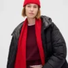 Cashsoft Cable-Knit Beanie