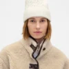 Cashsoft Cable-Knit Beanie