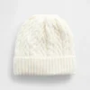 Cashsoft Cable-Knit Beanie