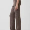 Cashsoft Cable-Knit Boot Sweater Pants