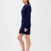 Cashsoft Cable-Knit Mini Sweater Dress
