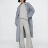 Cashsoft Cable-Knit Sweater Pants