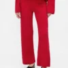 Cashsoft Cable-Knit Sweater Pants