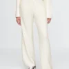 Cashsoft Cable-Knit Sweater Pants