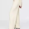 Cashsoft Cable-Knit Sweater Pants