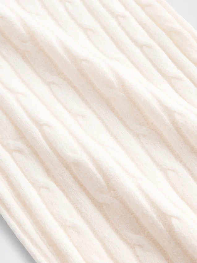 Cashsoft Cable-Knit Sweater Pants