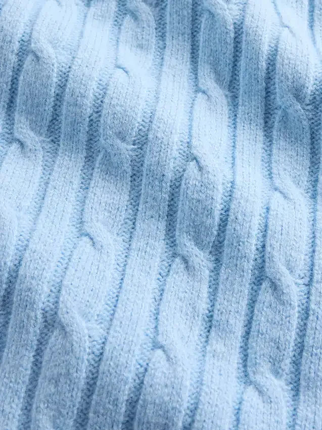 Cashsoft Cable-Knit Sweater Pants