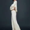 Cashsoft Cable-Knit Sweater Pants