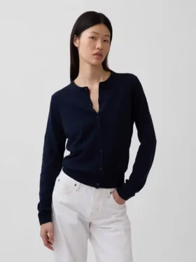 Cashsoft Crop Cardigan
