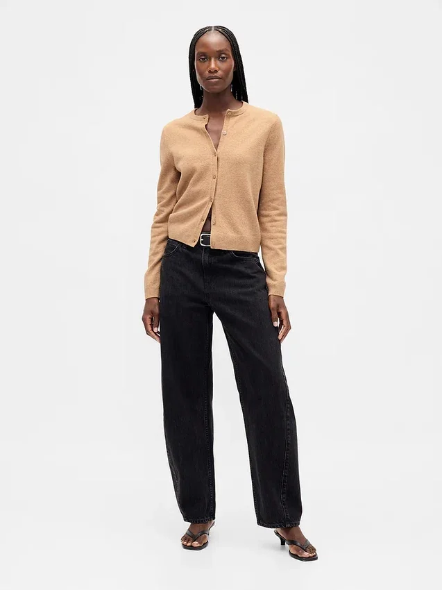 Cashsoft Crop Cardigan