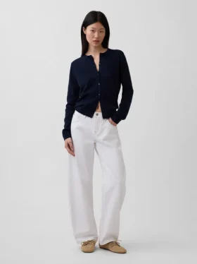 Cashsoft Crop Cardigan
