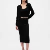 Cashsoft Crop Cardigan