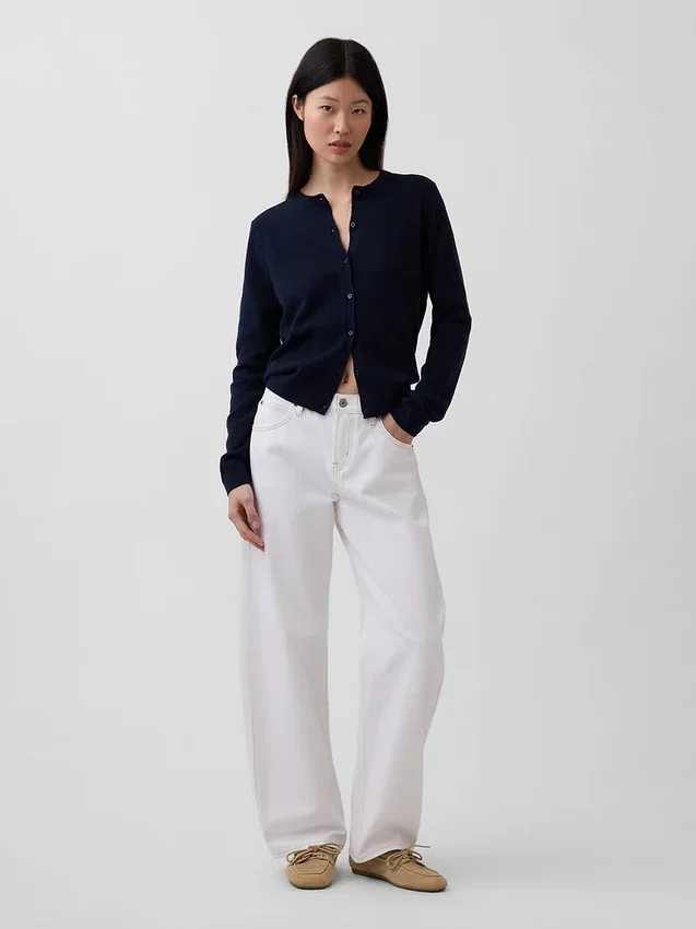 Cashsoft Crop Cardigan