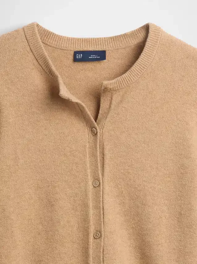 Cashsoft Crop Cardigan
